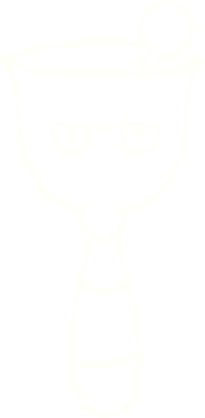 Bir insan tarafından çizilmiş çan tebeşiri