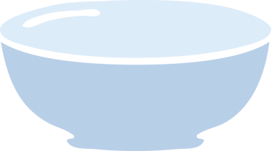 Bir insan tarafından çizilmiş tuhaf bir karikatür kasesi.