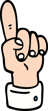 Bir insan tarafından çizilmiş el çizimi karikatür.