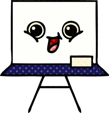 Bir insan tarafından çizilmiş beyaz bir karikatür.