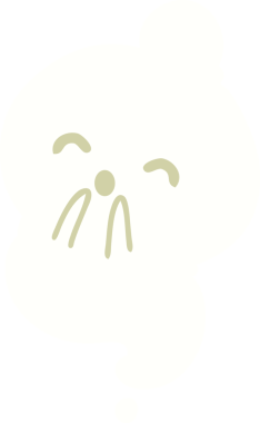 Bir insan tarafından çizilmiş cadılar bayramı hayaleti.