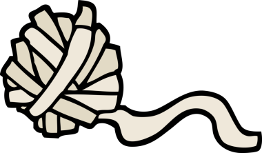 Bir insan tarafından çizilmiş el çizimi çizgi film topu.