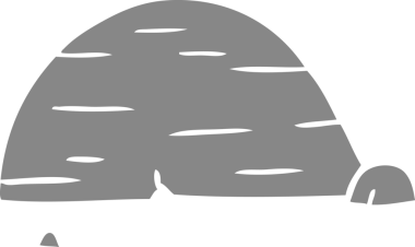 Bir insan tarafından çizilmiş gri kaya karalamaları.