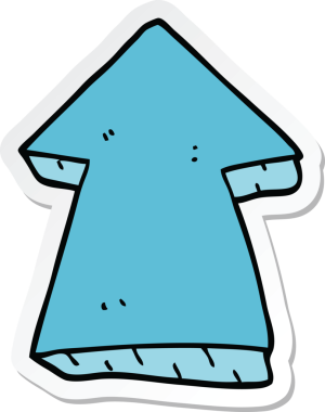 Bir insan tarafından çizilmiş bir çizgi filmin çıkartması.