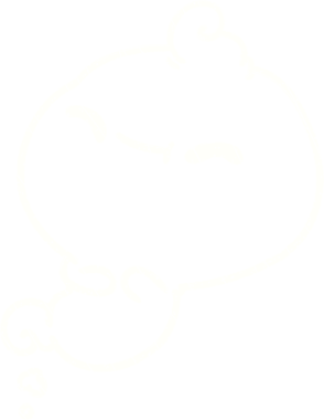 Bir insan tarafından çizilmiş şirin Hayalet Tebeşiri