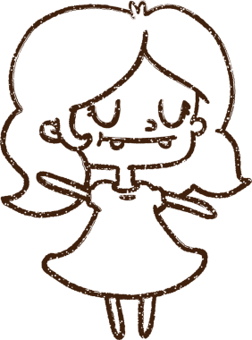 Bir insan tarafından çizilen Mutlu Kadın Kömürü