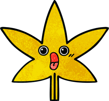 Bir insan tarafından çizilmiş güz yaprağının retro grunge dokusu.