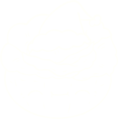 Bir insan tarafından çizilen Noel Lahana Tebeşiri