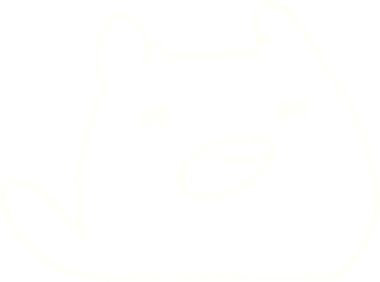 Bir insan tarafından çizilmiş şirin kedi tebeşiri.