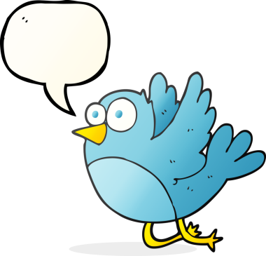 Bir insan tarafından çizilmiş serbest konuşma balonu karikatür kuşu