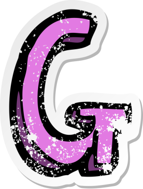 Bir insan tarafından çizilmiş bir karikatürün gerilimli yapıştırması.