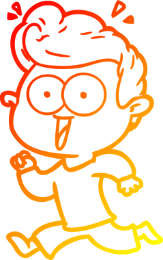 İnsan tarafından çizilmiş bir çizgi film karakteri.