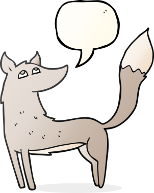 Bir insan tarafından çizilmiş serbest konuşma balonu çizgi film kurdu.