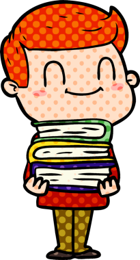 Bir insan tarafından çizilmiş çizgi film dostu bir adam.