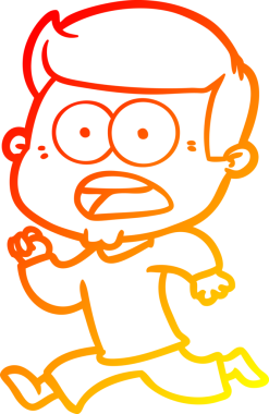 İnsan tarafından çizilmiş bir çizgi film karakteri.