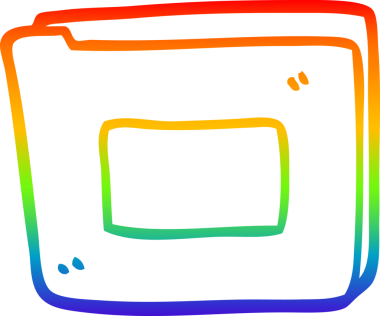 bir insan tarafından çizilmiş bir karikatür kağıdının gradyan çizimi