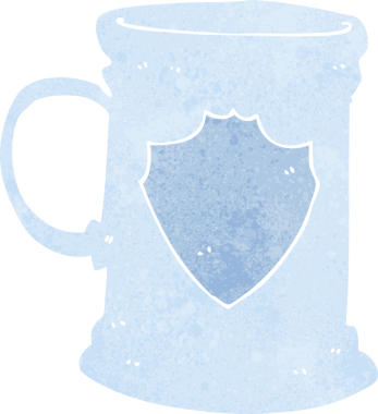 Bir insan tarafından çizilmiş eski bir karikatür.