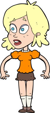 Bir insan tarafından çizilmiş bir karikatür.