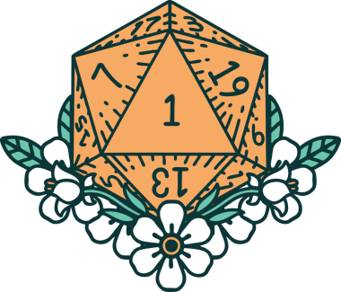 Retro Dövme Tarzı Doğal Zarlar Bir insan tarafından çizilmiş çiçek elementleri ile yuvarlanır