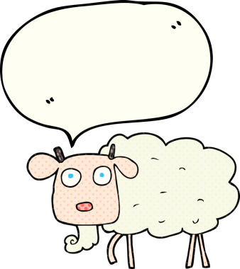 Bir insan tarafından çizilmiş serbest çizilmiş çizgi roman konuşma balonu çizgi film keçisi.