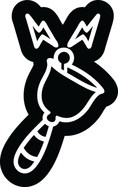 Bir insan tarafından çizilmiş zil simgesi