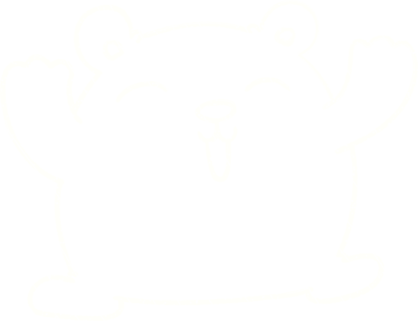 Bir insan tarafından çizilen Ayı Tebeşiri