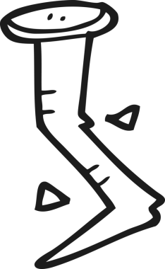 Bir insan tarafından çizilen el yazısıyla çizilmiş siyah beyaz çizgi film.