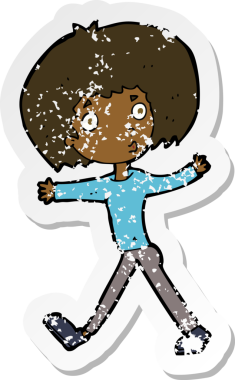 Bir karikatürün gerilimli çıkartması bir insan tarafından çizilmiş adamı şaşırttı.