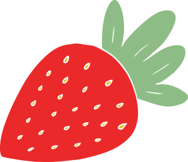 Bir insan tarafından çizilmiş düz renkli karikatür.