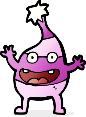 Bir insan tarafından çizilmiş komik bir çizgi film.