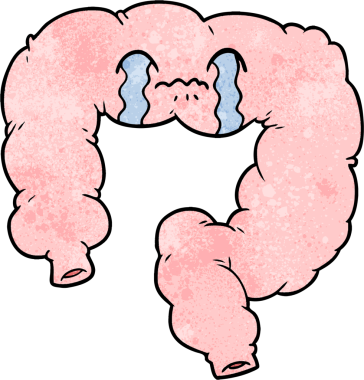 bir insan tarafından çizilmiş karikatür kolonu