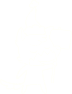 Bir insan tarafından çizilen Şen Kurt Tebeşiri