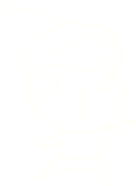 Bir insan tarafından çizilen Noel Adam Tebeşiri