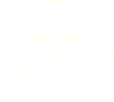 Bir insan tarafından çizilen Yağmur Bulutu Tebeşiri