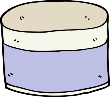 Bir insan tarafından çizilmiş karikatür kabı.