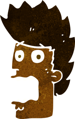 Bir insan tarafından çizilmiş karikatür.