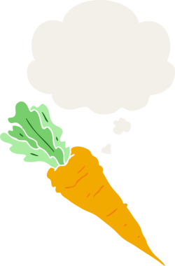 Düşünce baloncuklu karikatür insan tarafından çizilmiş.