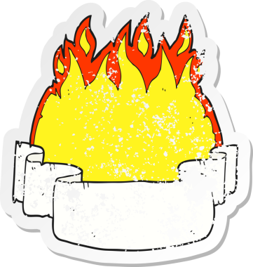 Bir insan tarafından çizilmiş bir karikatür afişinin gerilimli yapıştırması.