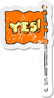 Bir karikatürün gerilimli çıkartması. Evet, bir insan tarafından çizilmiş.