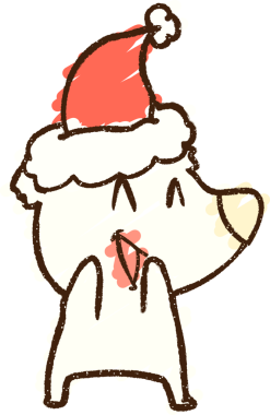 Bir insan tarafından çizilen Kutup Ayısı Tebeşiri