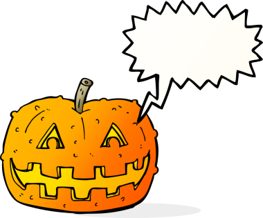 Bir insan tarafından çizilmiş balkabağı.