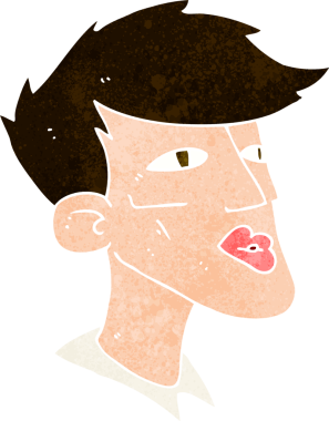 Bir insan tarafından çizilmiş erkek model.