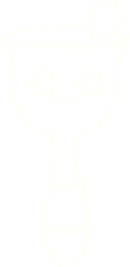 Bir insan tarafından çizilmiş çan tebeşiri