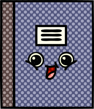 Bir insan tarafından çizilmiş çizgi roman tarzı bir defter.