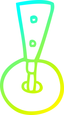 Bir insan tarafından çizilen çizgi film kadrosunun soğuk çizgi çizimi.