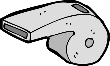 bir insan tarafından çizilmiş çizgi film düdüğü