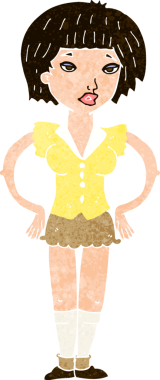 Bir insan tarafından çizilmiş el çizimi karikatür