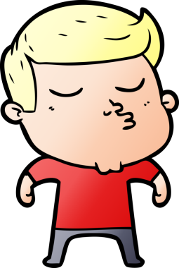 Bir insan tarafından çizilmiş karikatür mankeni adam.