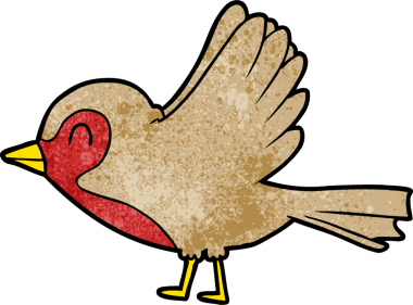 Robin çizgi filmi bir insan tarafından çizildi.