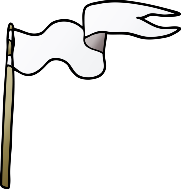 Bir insan tarafından çizilmiş karalama bayrağı.